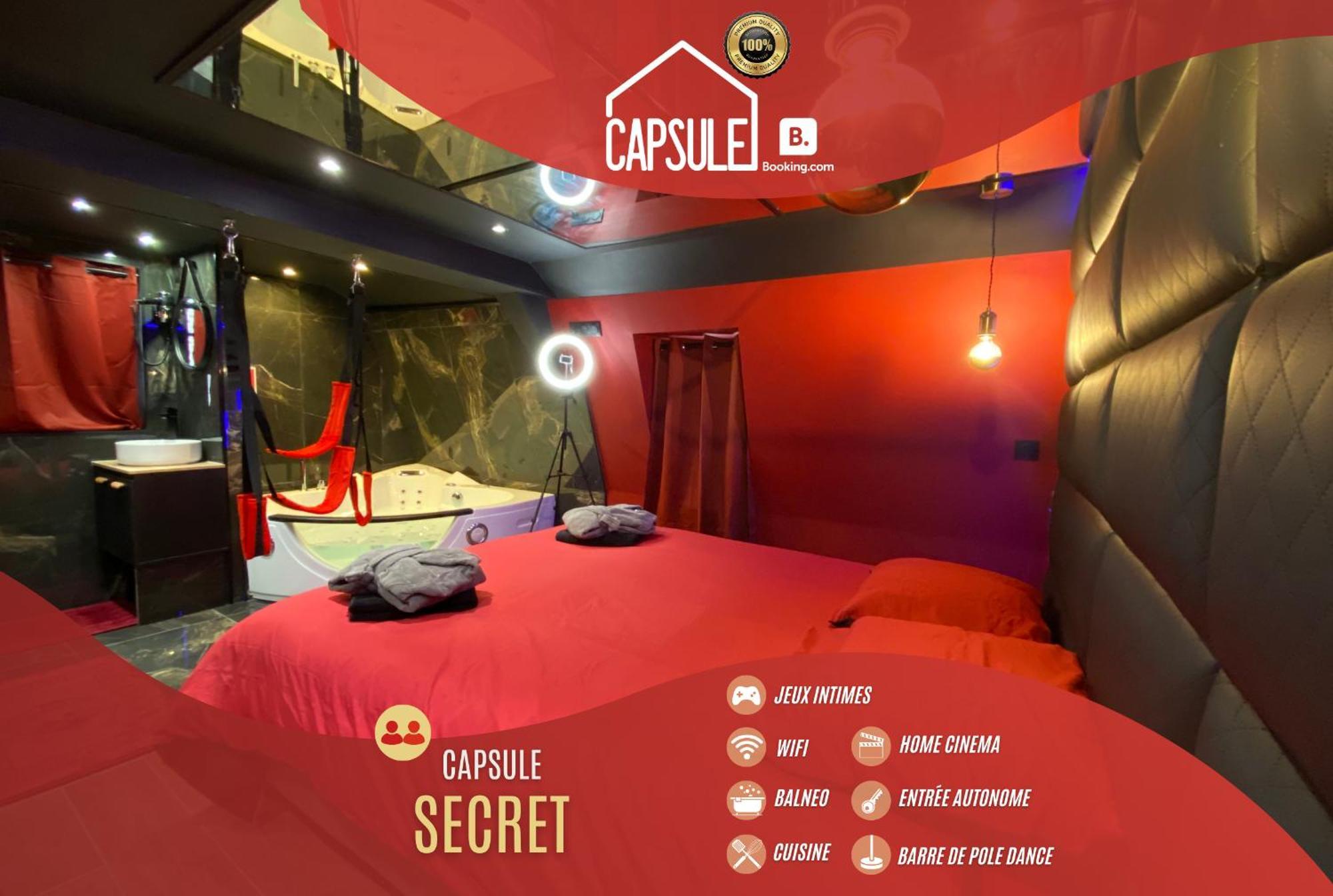 Capsule Secret - Jacuzzi - Netflix & Cinema - Jeux De Couple - Barre De Pole Dance